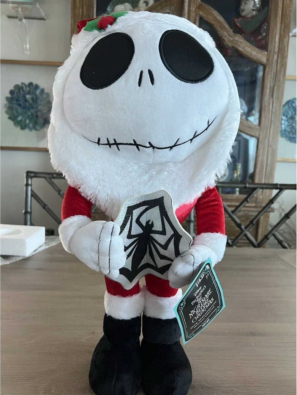 Disney Nightmare Before Christmas JACK SKELLINGTON Holiday Greeter 20-22”